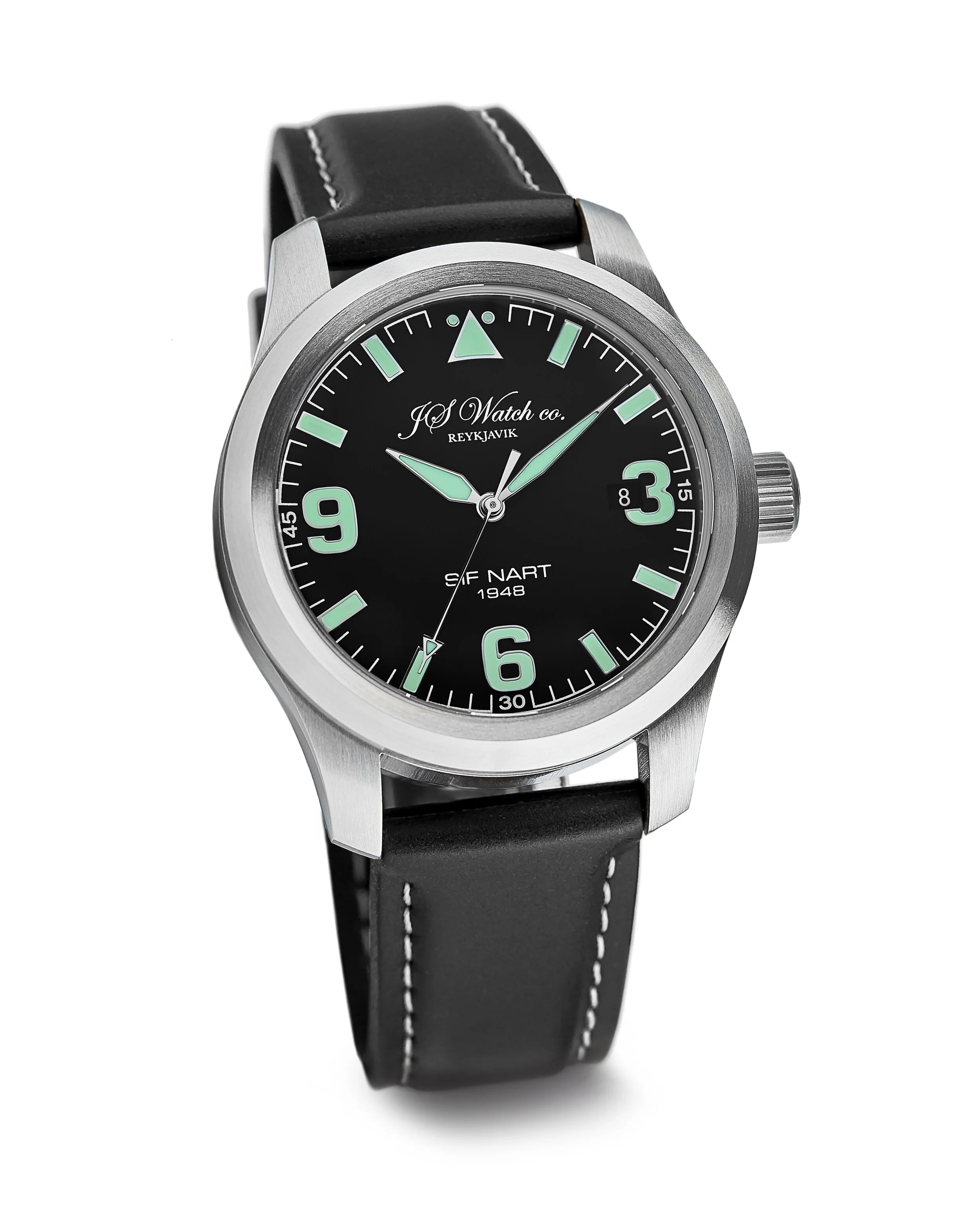 JS Watch Company Reykjavik — Sif NART 1948 Black